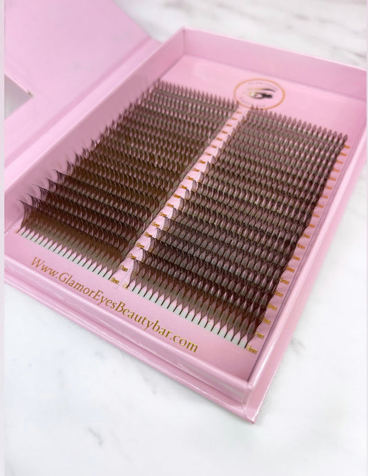 Chocolate Brown Premade Anime Spikes