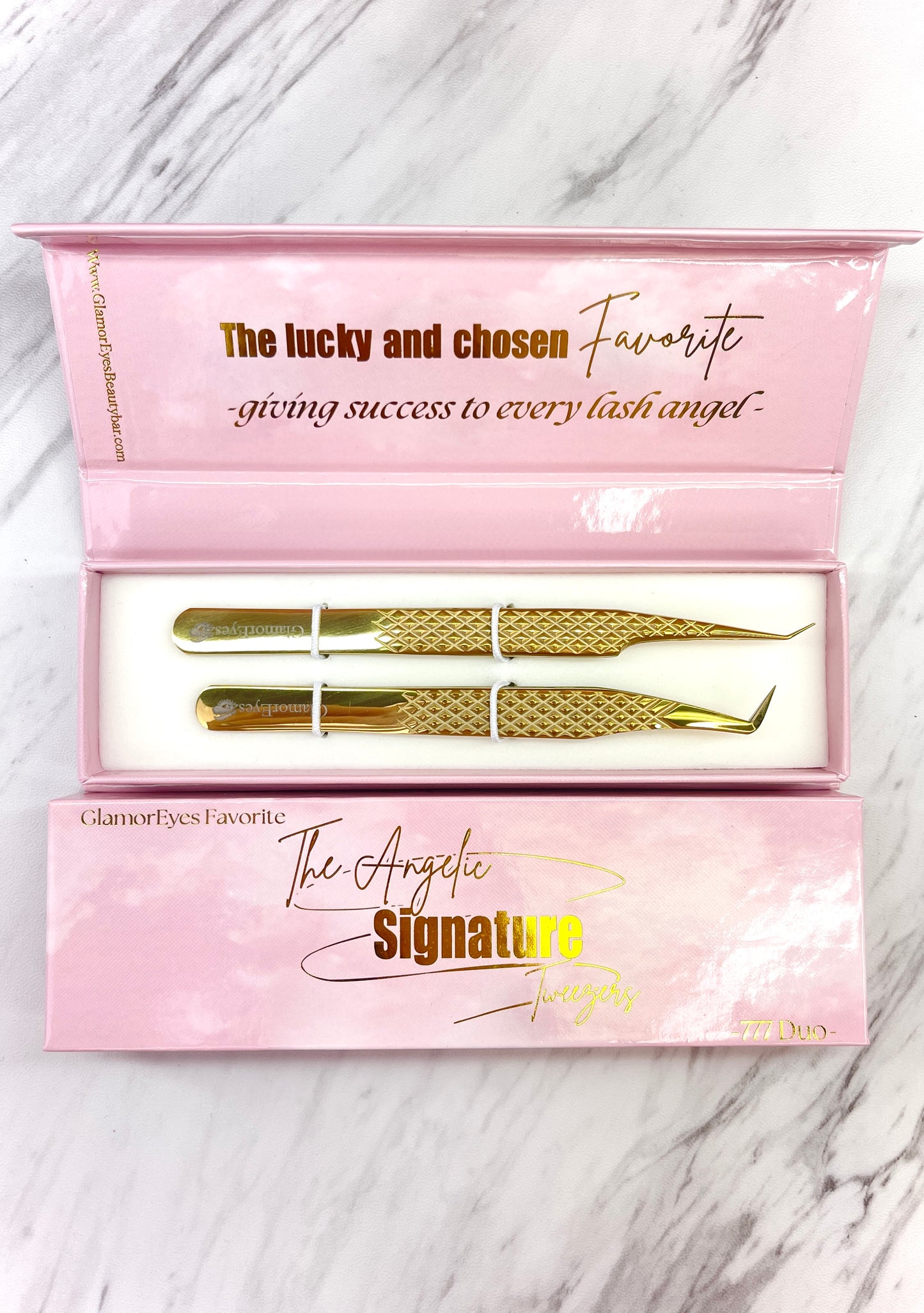 Angelic 777 Tweezer Duo - GlamorEyes Signature Favorite
