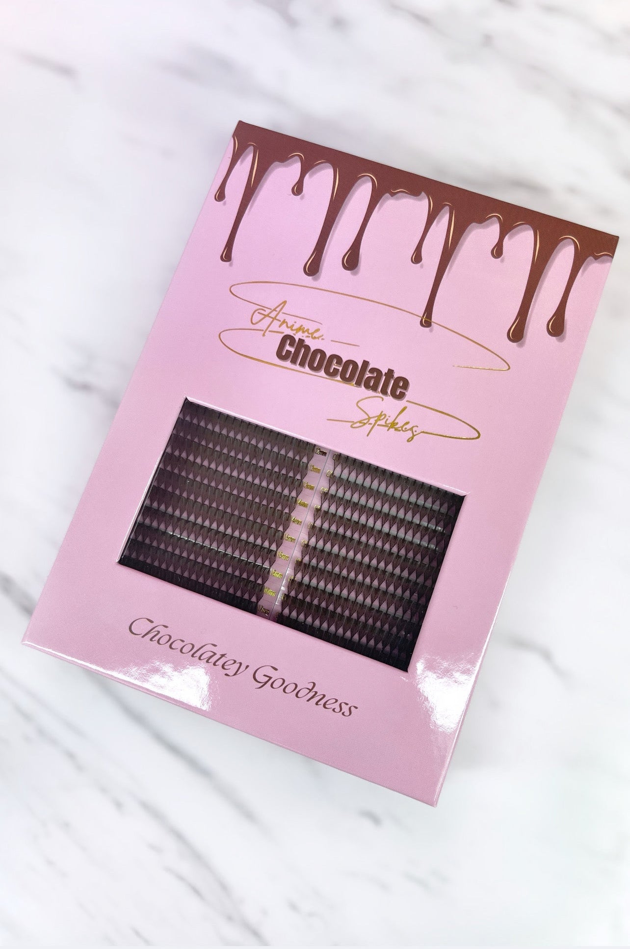 Chocolate Brown Premade Anime Spikes